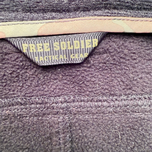 FREE SOLDIER Tactical Fleece-Lined Outdoor Pants – Black, Men’s Size 36/30 - Picture 4 of 6